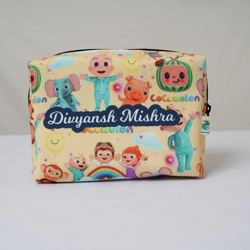 Personalised Printed Kids Duffle Bag & Box Pouch Gift Combo